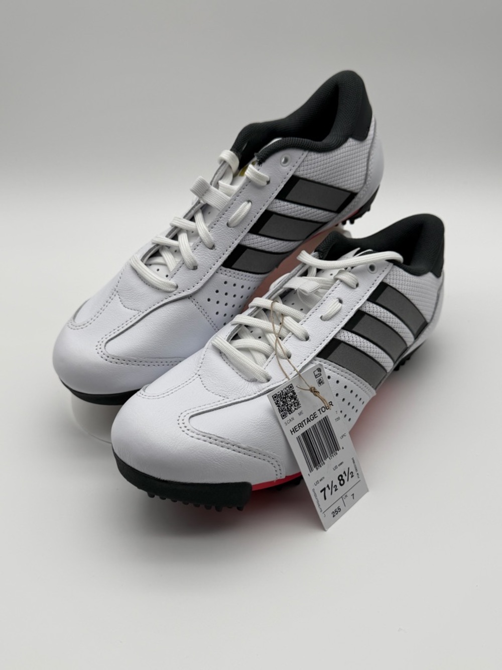 adidas Heritage Tour Cycling Shoes IE 1400 White Black M 7.5/W 8.5
